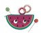 Watermelon Face Zipper Pouch – Fun, Reusable Party Favor for Kids, Birthdays & Summer Events – Cute & Durable
